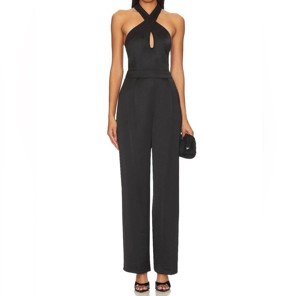 PAIGE Alimara Jumpsuit in Black Size 2 NWT - Picture 2 of 5